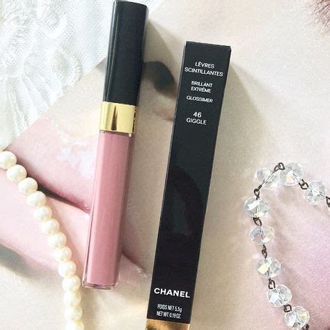 chanel lip gloss giggle 46|chanel pink lip gloss.